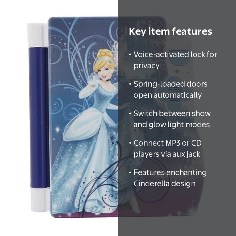 Disney Cinderella Lockable Password Journal, Pink, 7in x 9in, 100