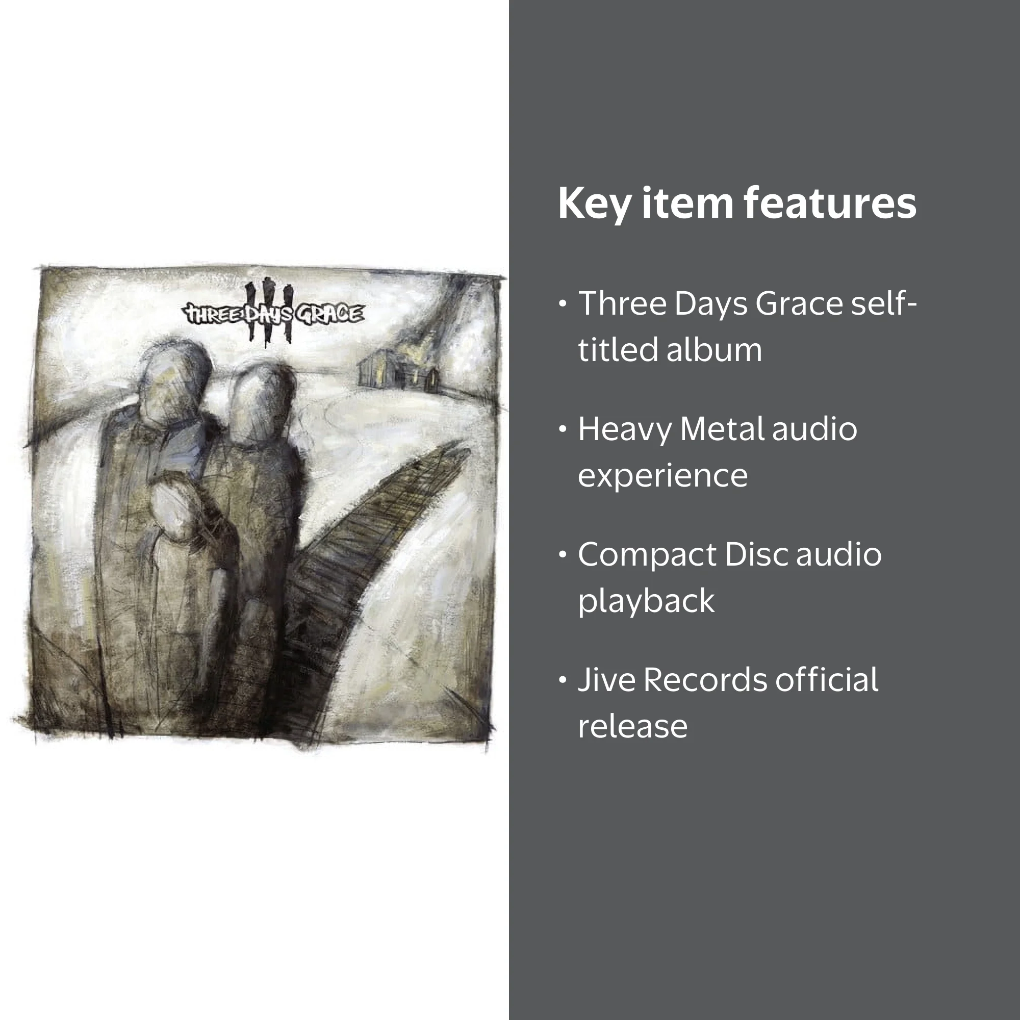 【中古】「未使用品」［CD］Three Days Grace Jive, Music & Performance, Three Days Grace, CD, Rock - Walmart.com