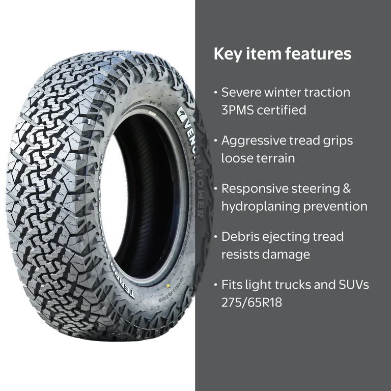 Venom Power Terra Hunter X/T 2 275/65R18 116T Extreme Terrain Tire