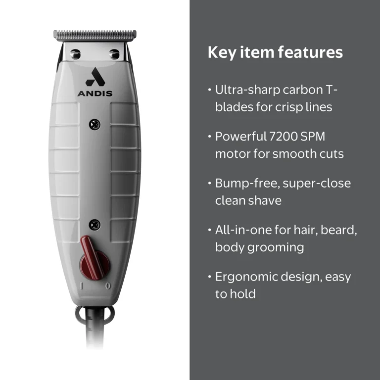 Andis 04780 T-Outliner Professional T-Blade Beard & Hair Trimmer