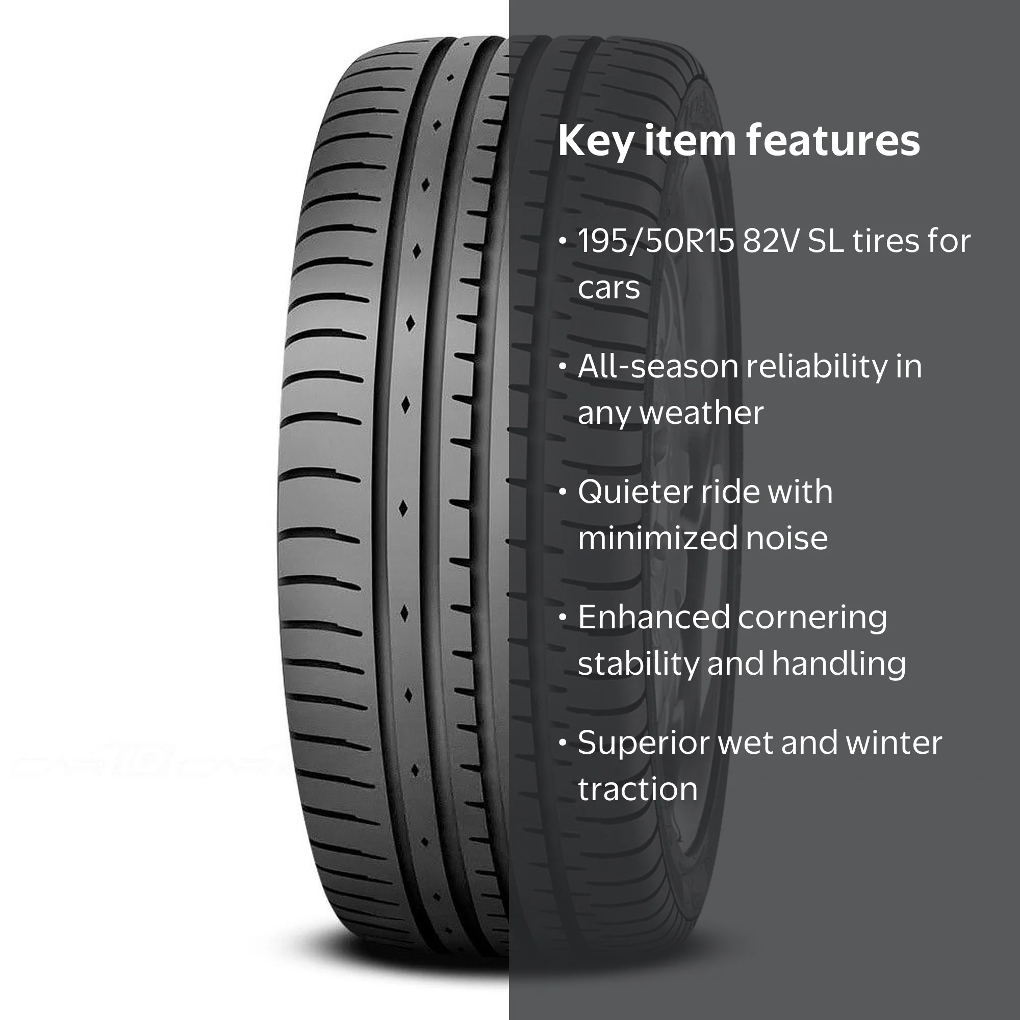 Accelera Phi R Ultra-High-Performance All-Season 195/50R15 82V