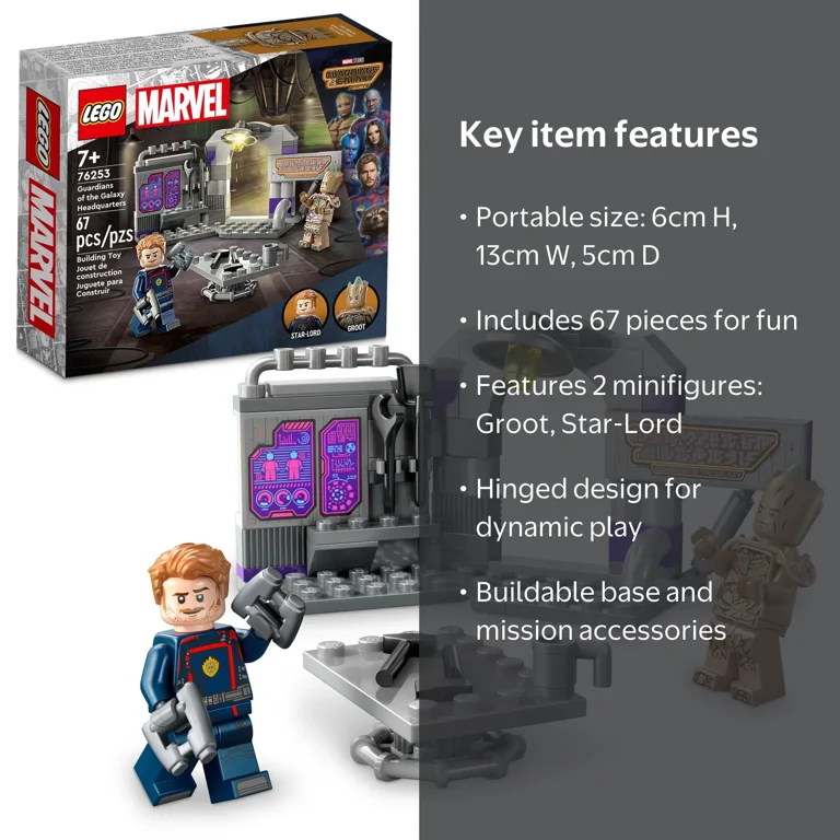 LEGO Marvel Guardians of the Galaxy 3 HQ 76253, Toy with Groot and
