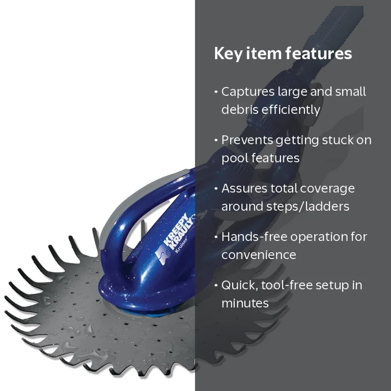 Pentair Kreepy Krauly Kruiser, Blue, 32