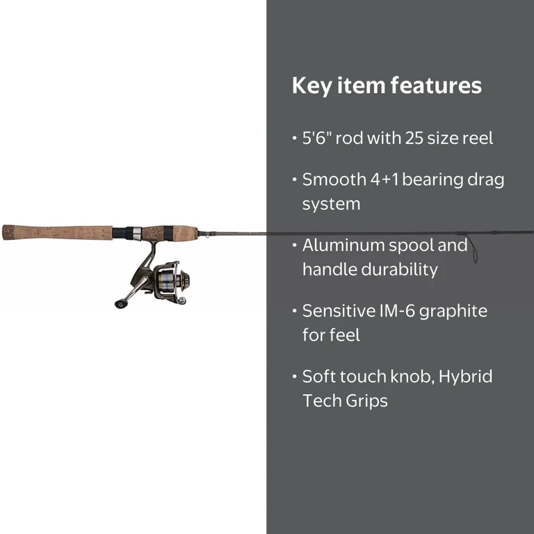 Shakespeare Wild Series Trout Combo, 5'6