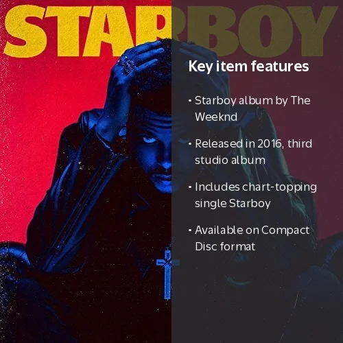 The Weeknd - Starboy [COMPACT DISCS] - Walmart.com