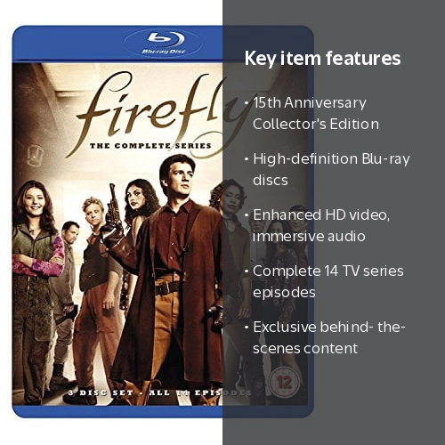 Firefly – Complete Series – 15th Anniversary Edition Blu-ray