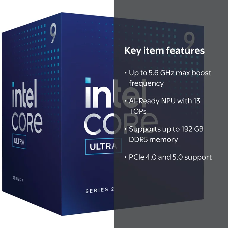 Intel Core Ultra 9 285 Desktop Processor - 24 Cores, Hybrid