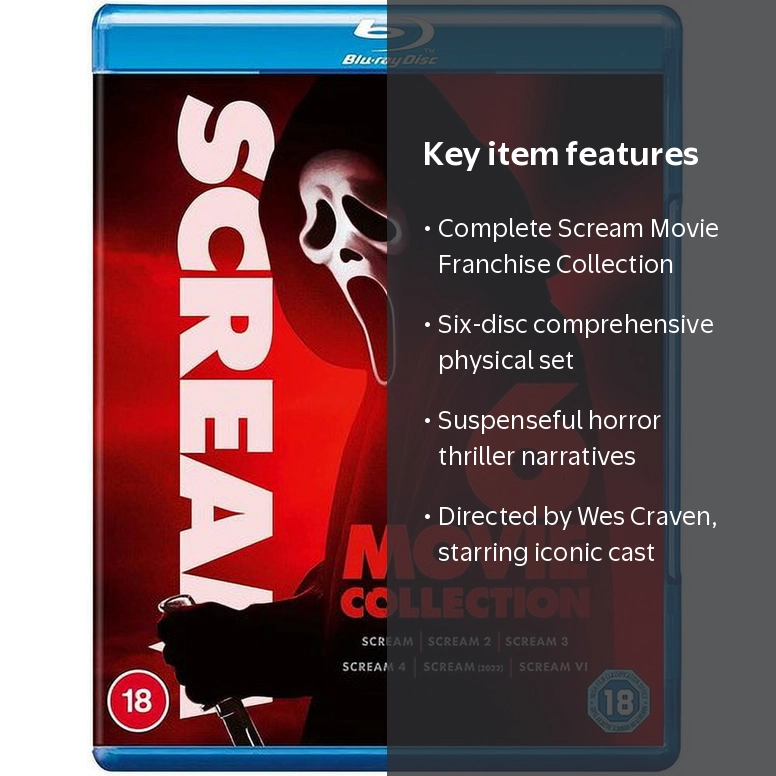 Paramount Scream 6-Movie Collection, Horror Blu-ray Set - Walmart.com