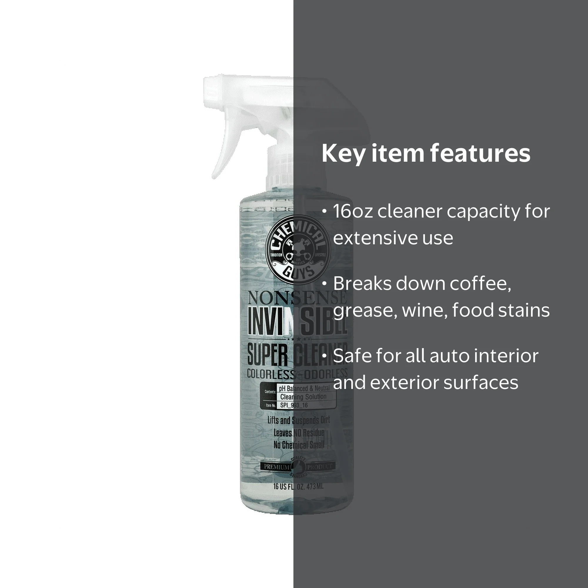 Chemical Guys Nonsense Invincible Super Cleaner, Colorless