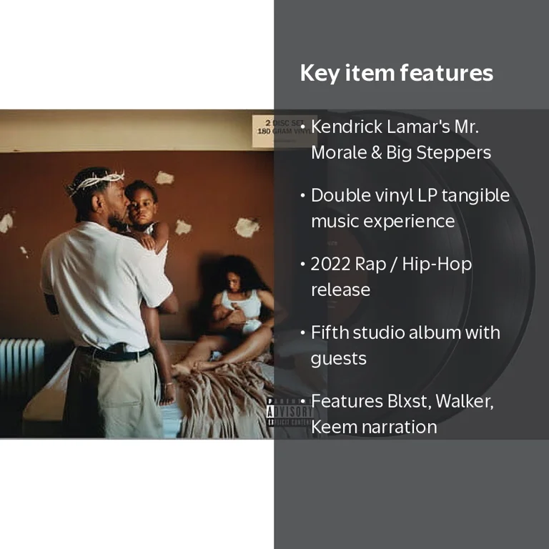 Kendrick Lamar - Mr. Morale and The Big Steppers - Vinyl - Walmart.com