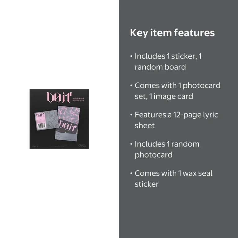 Stray Kids DOIT PLATFORM 新品未開封 スキズ STRAY KIDS - [DO IT] SKZ IT TAPE PLATFORM PLVE Version - Walmart.com