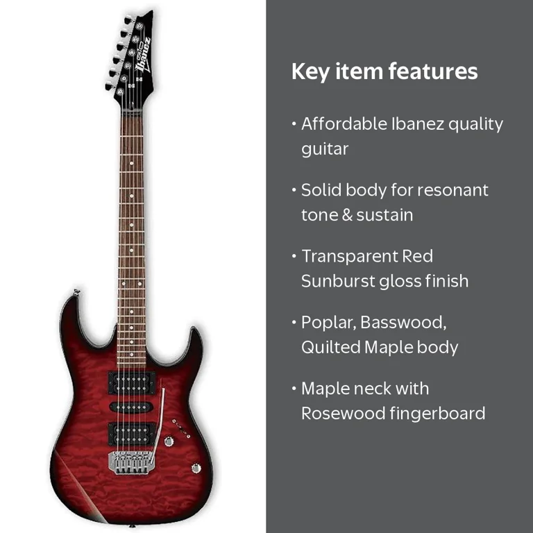 Ibanez GIO GRX70QA Electric Guitar - Walmart.com