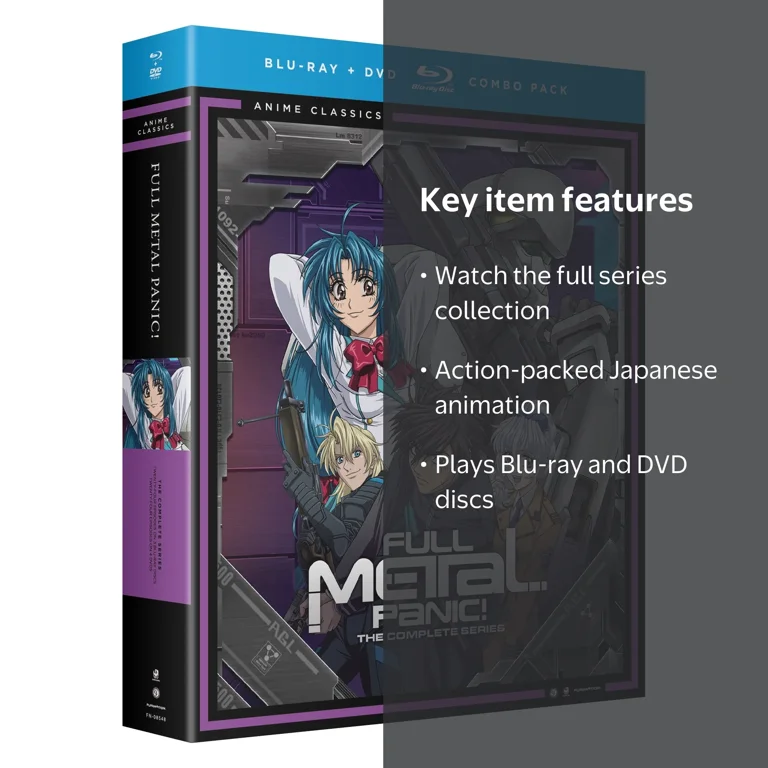 Full Metal Panic! The Complete Series Blu-ray DVD action anime