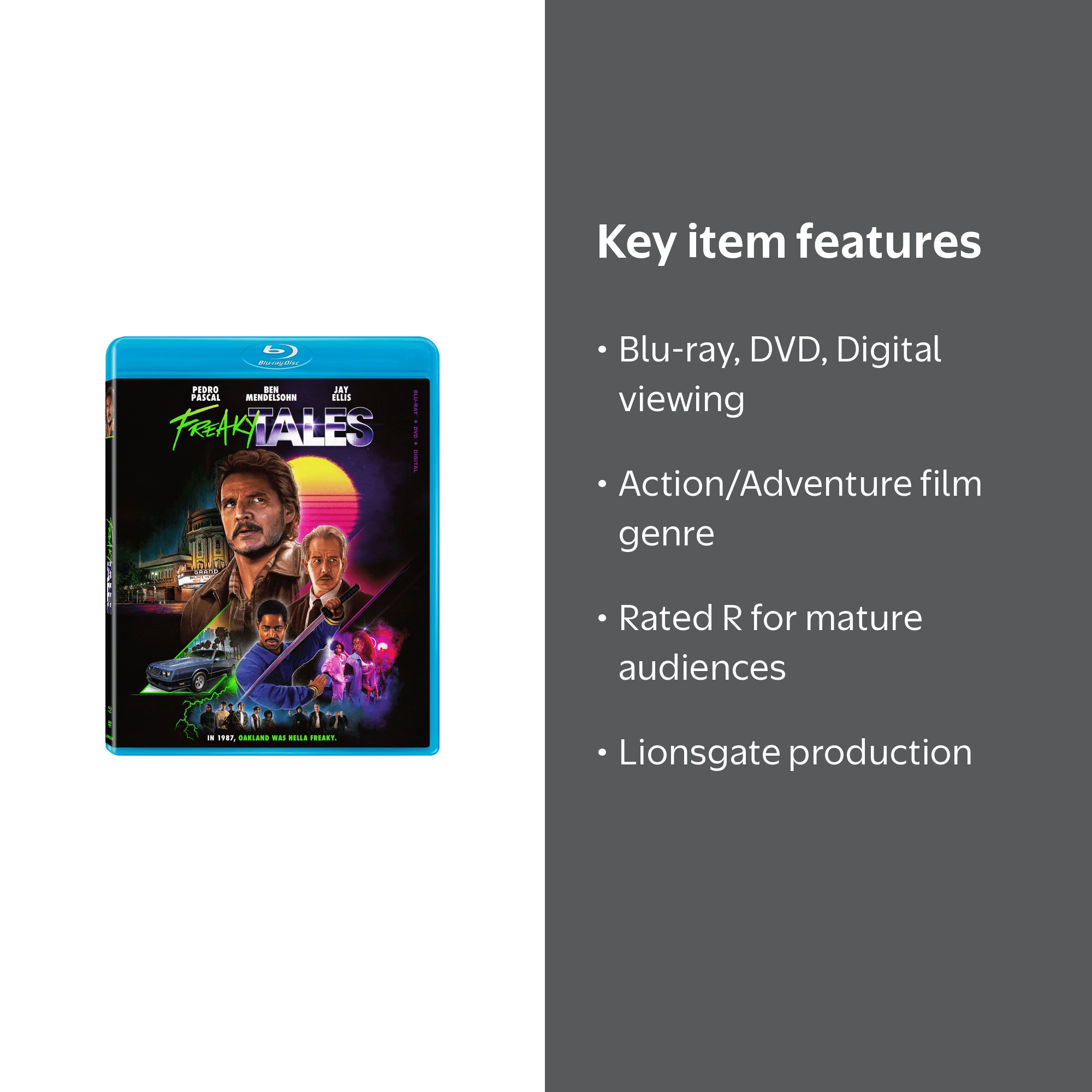 Freaky Tales (Blu-ray + DVD + Digital) Lionsgate Action/Adventure