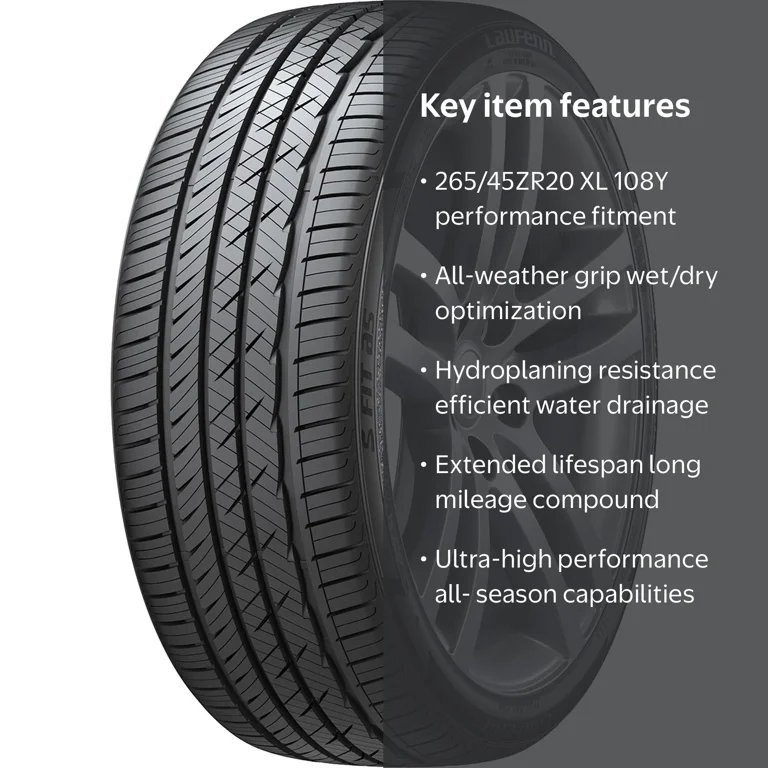 265/45ZR20XL 108Y LAUF S FIT AS LH01 BW - Walmart.com
