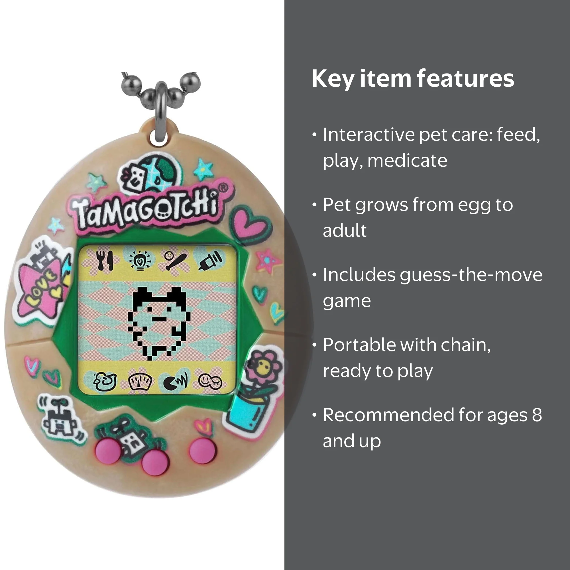 Tamagotchi The Original Celebration Egg Virtual Pet Toy - Walmart.com