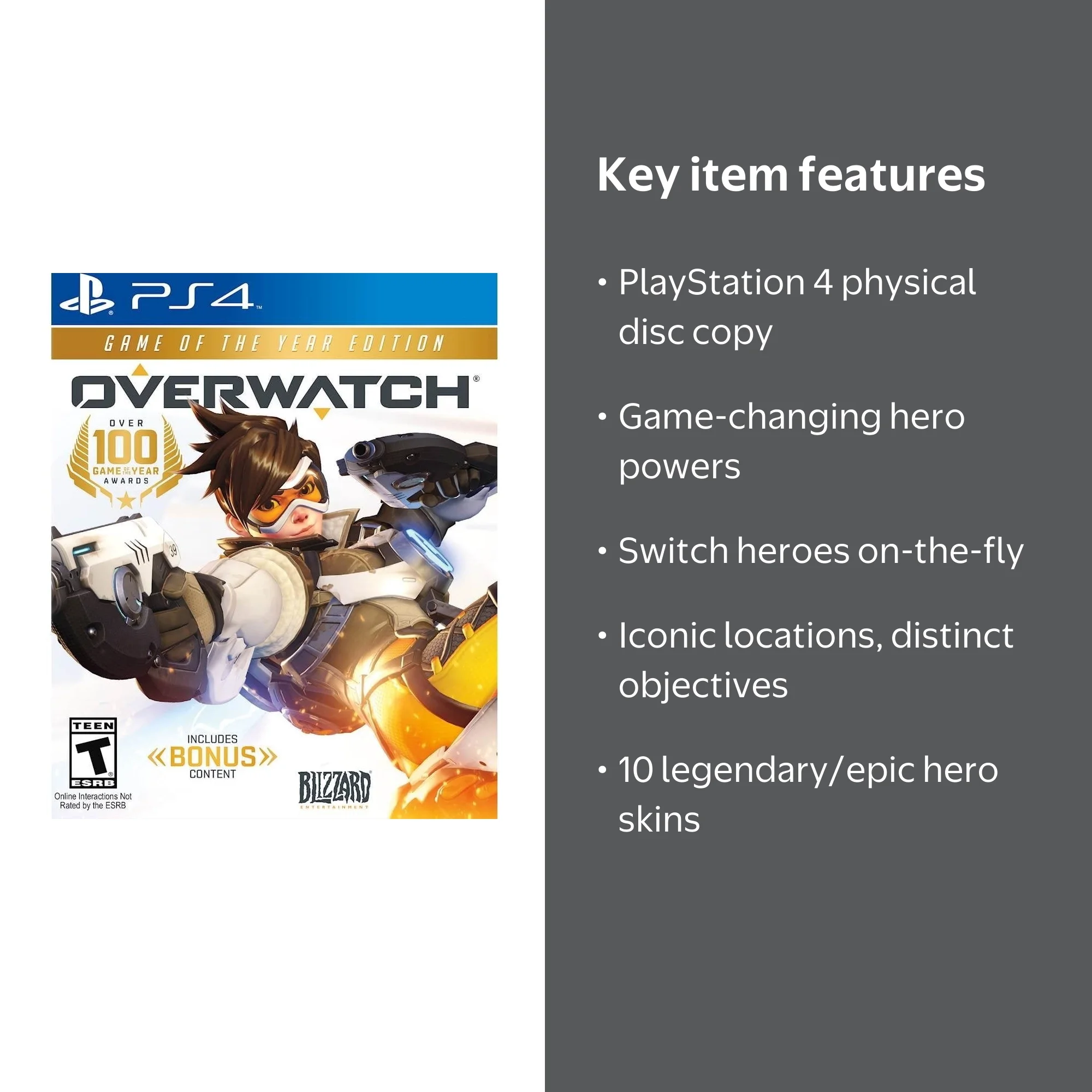 Overwatch: Legendary Edition, Activision, PlayStation 4, [Physical