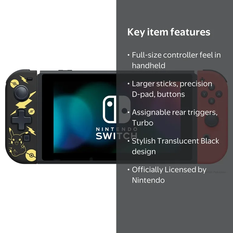 HORI Pok√©mon Pikachu Edition Nintendo Switch D-PAD Controller