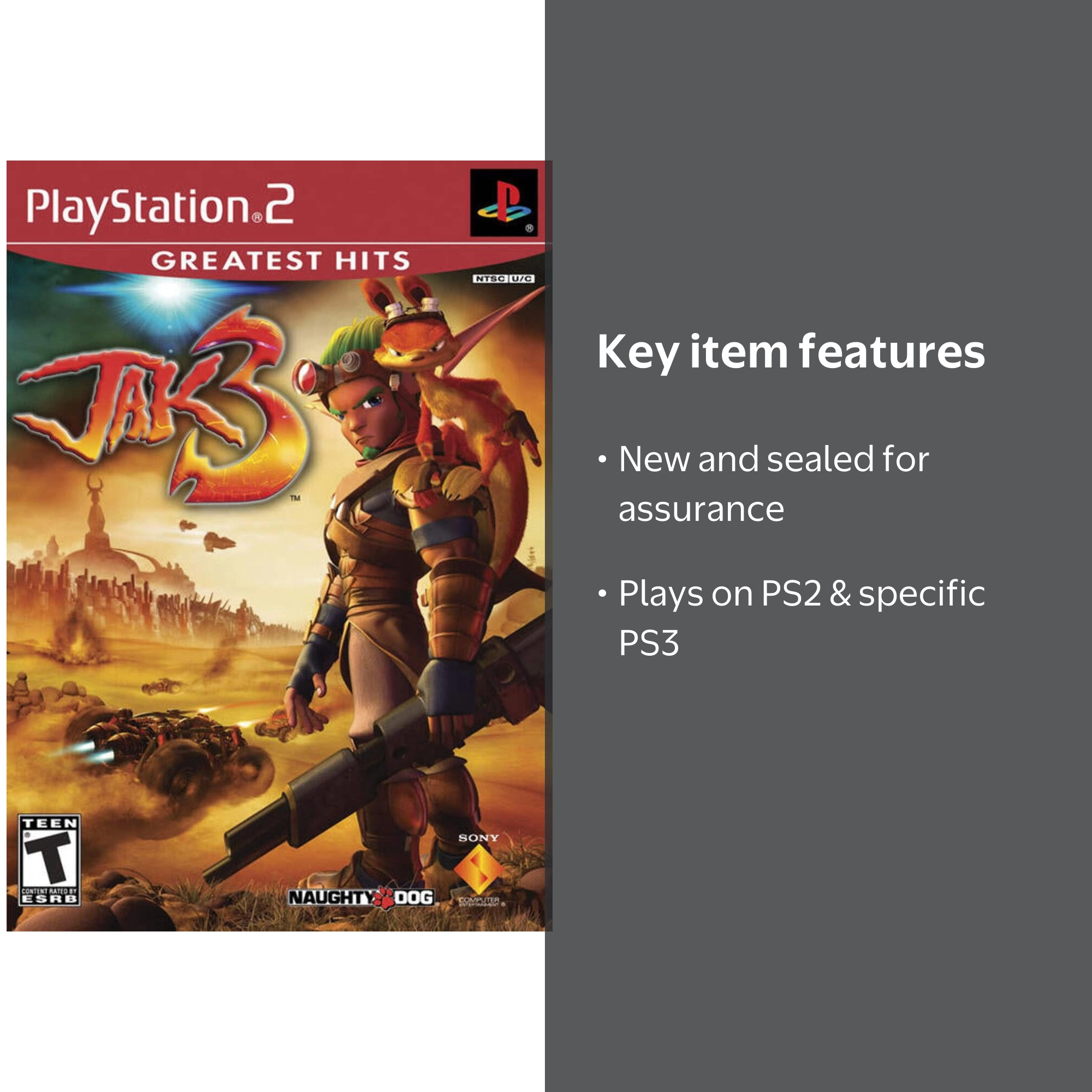 Jak 3 (Factory ) (Playstation 2) - Walmart.com