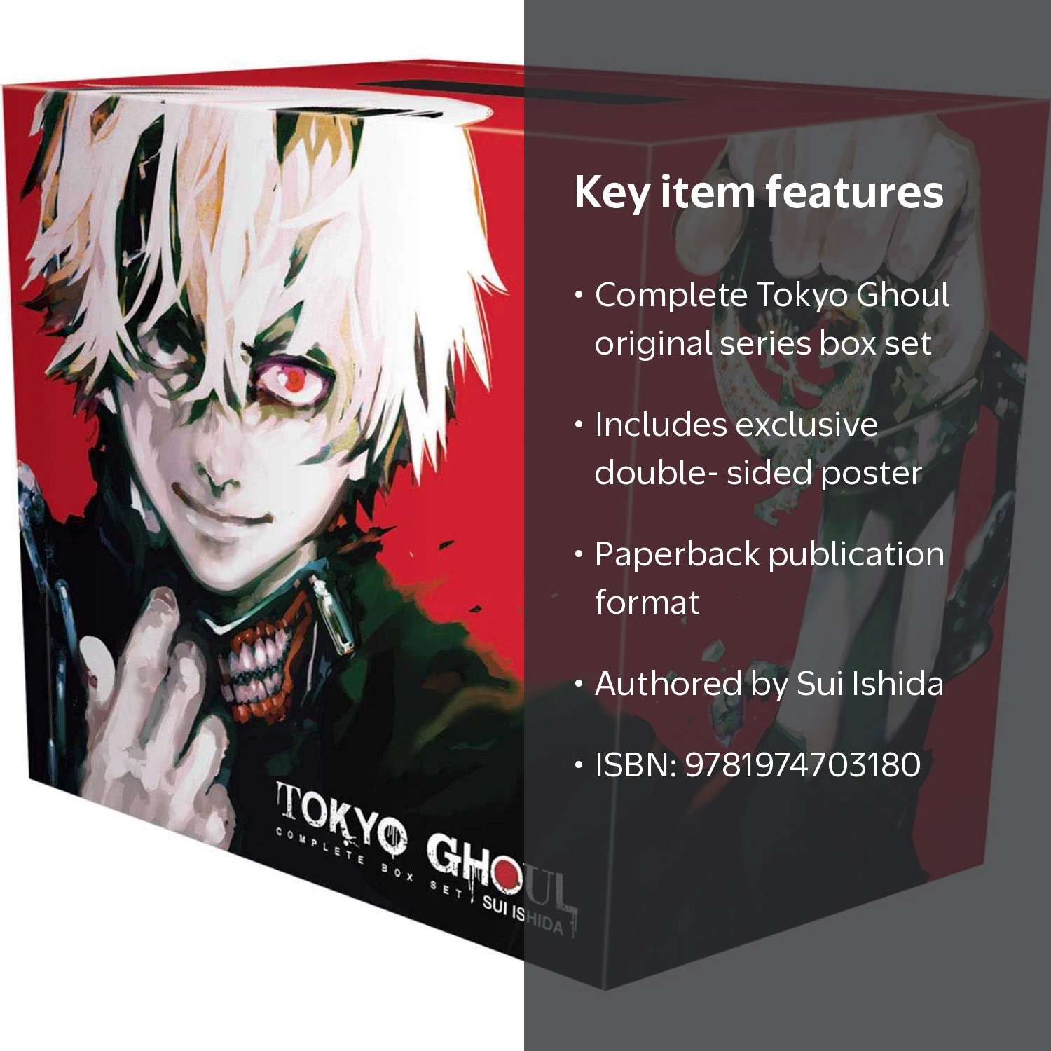 Sui Ishida, Tokyo Ghoul Complete Box Set, ISBN 9781974703180