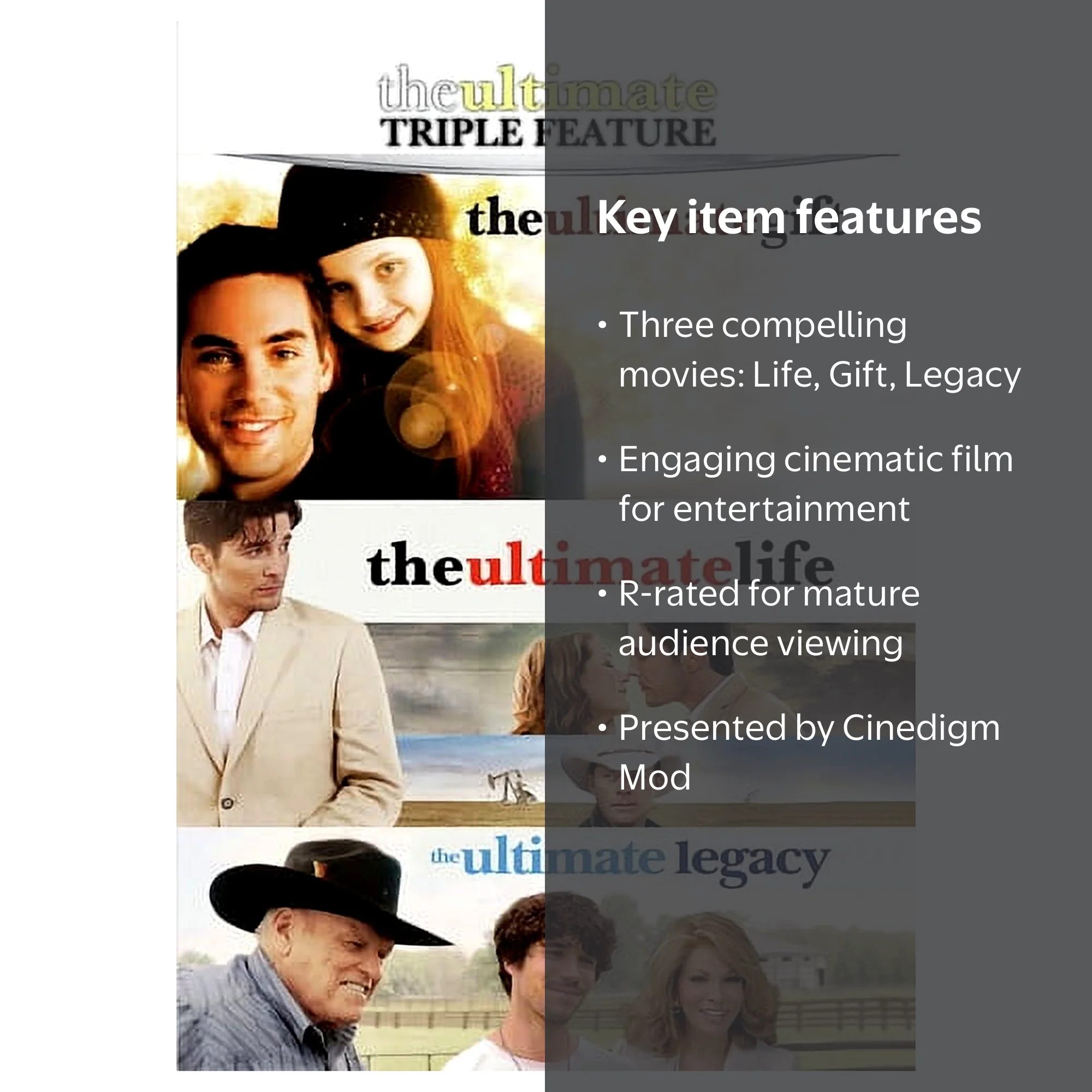 Cinedigm Mod Ultimate Triple Feature: Great Movies to Watch