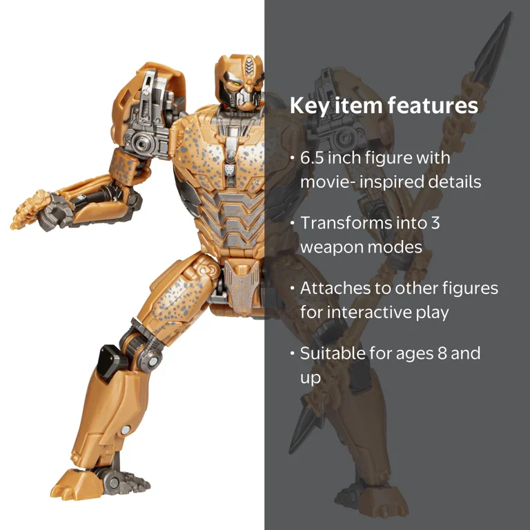 Transformers, Kids Action Figure, 6.5 inches, Cheetor - Walmart.com