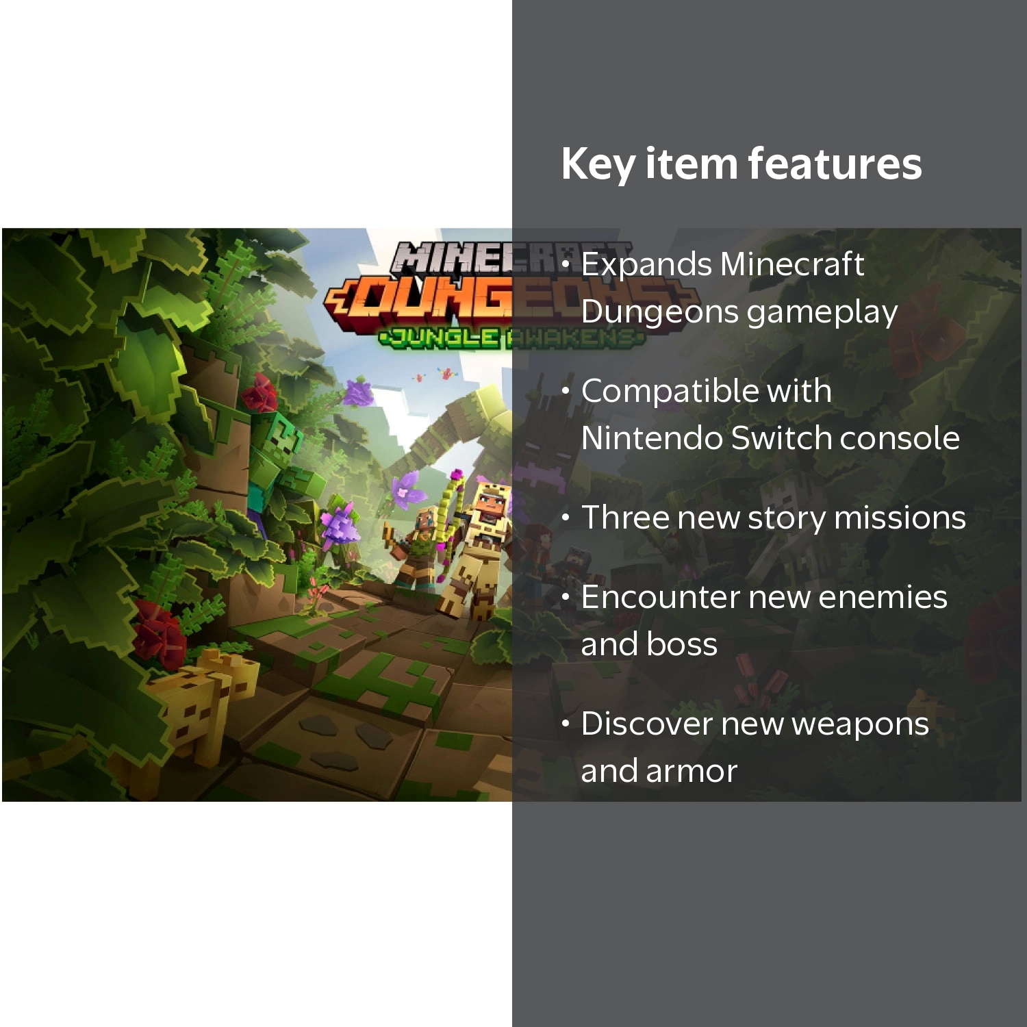 Minecraft Dungeons: Jungle Awakens - Nintendo Switch [Digital