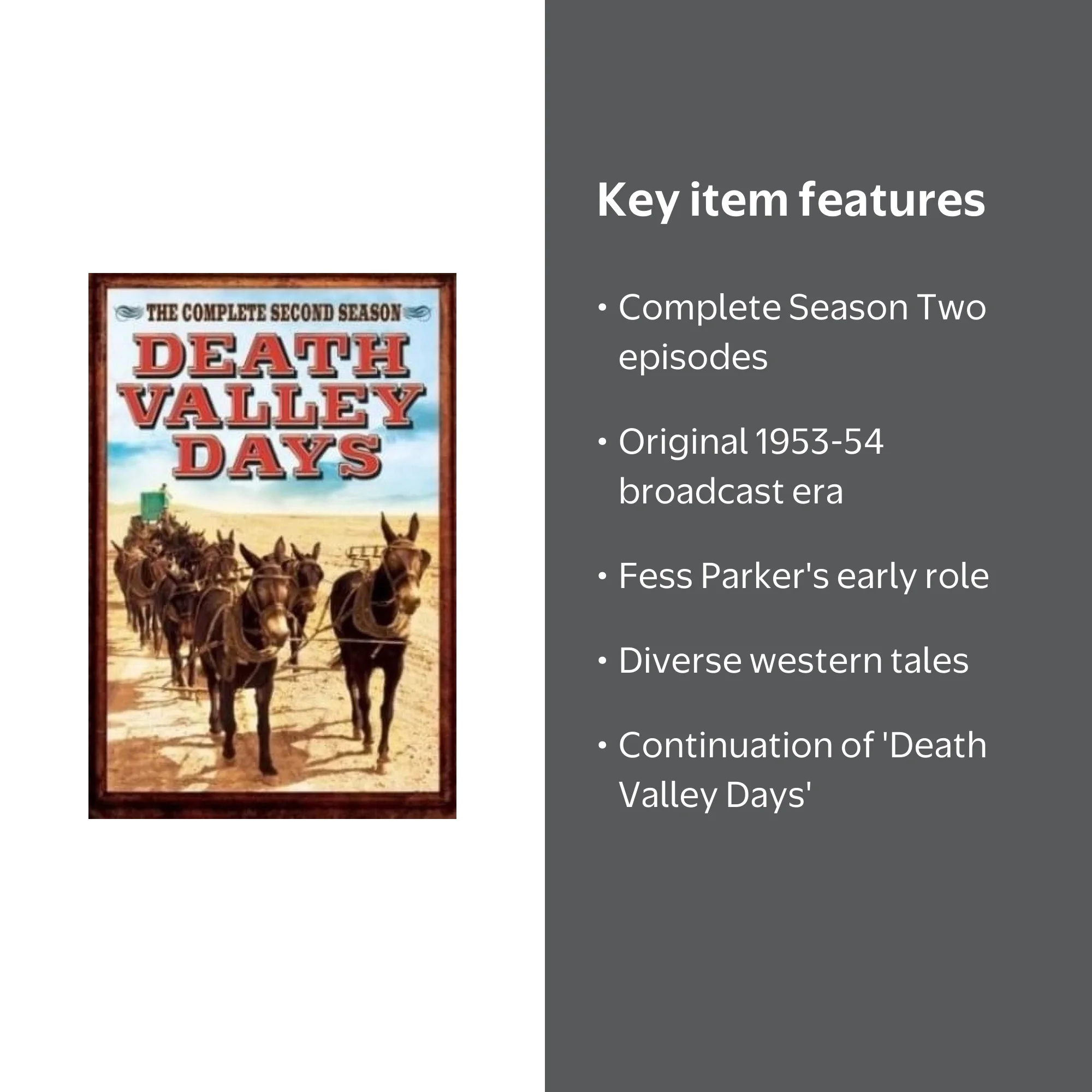 その他 Death Valley Days: The Complete Second Season [DVD] [Import] Death Valley Days: The Complete Second Season - Walmart.com
