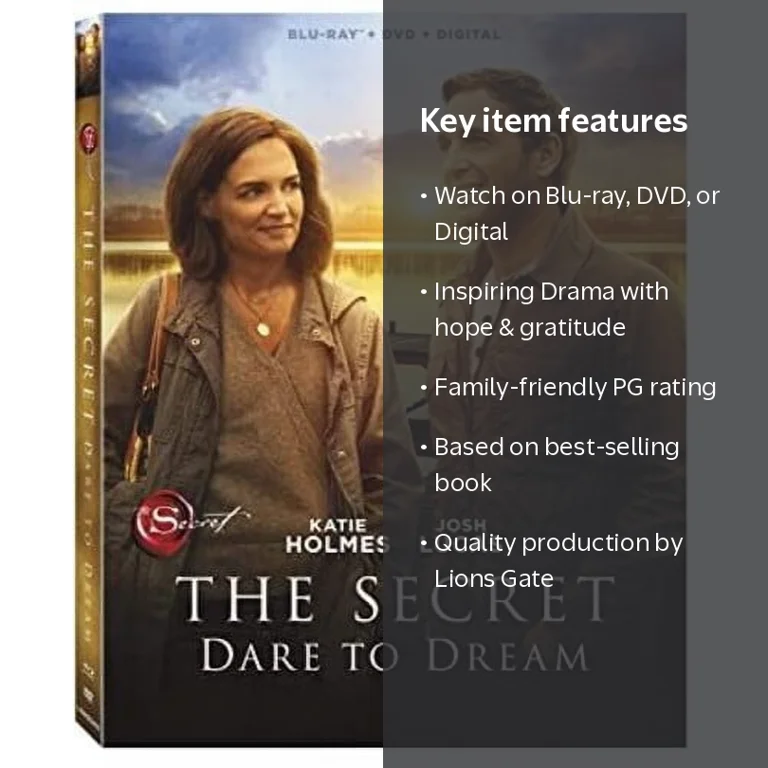 The Secret: Dare to Dream (Blu-ray + DVD + Digital) - Walmart.com