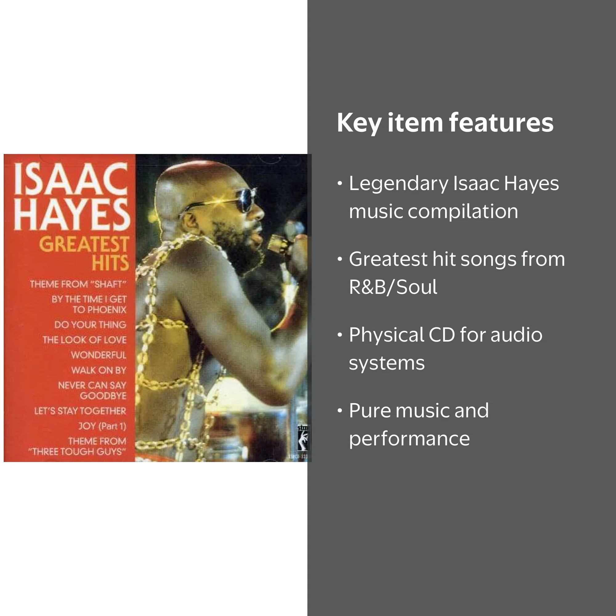 Isaac Hayes - Greatest Hits - Music & Performance - CD - Walmart.com
