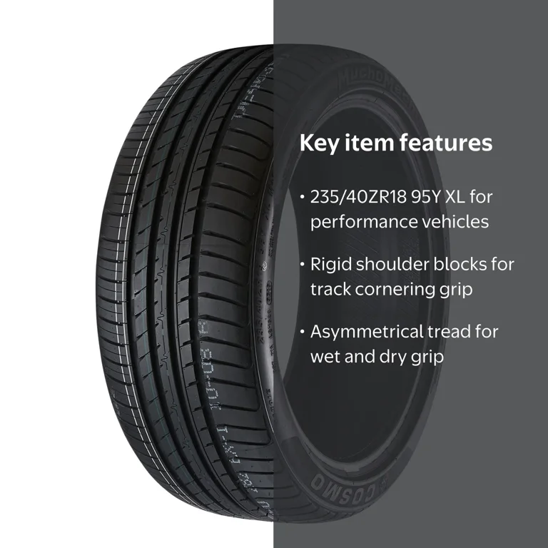 Cosmo MuchoMacho All-Season Tire, P235/40R18 95Y XL, Superior