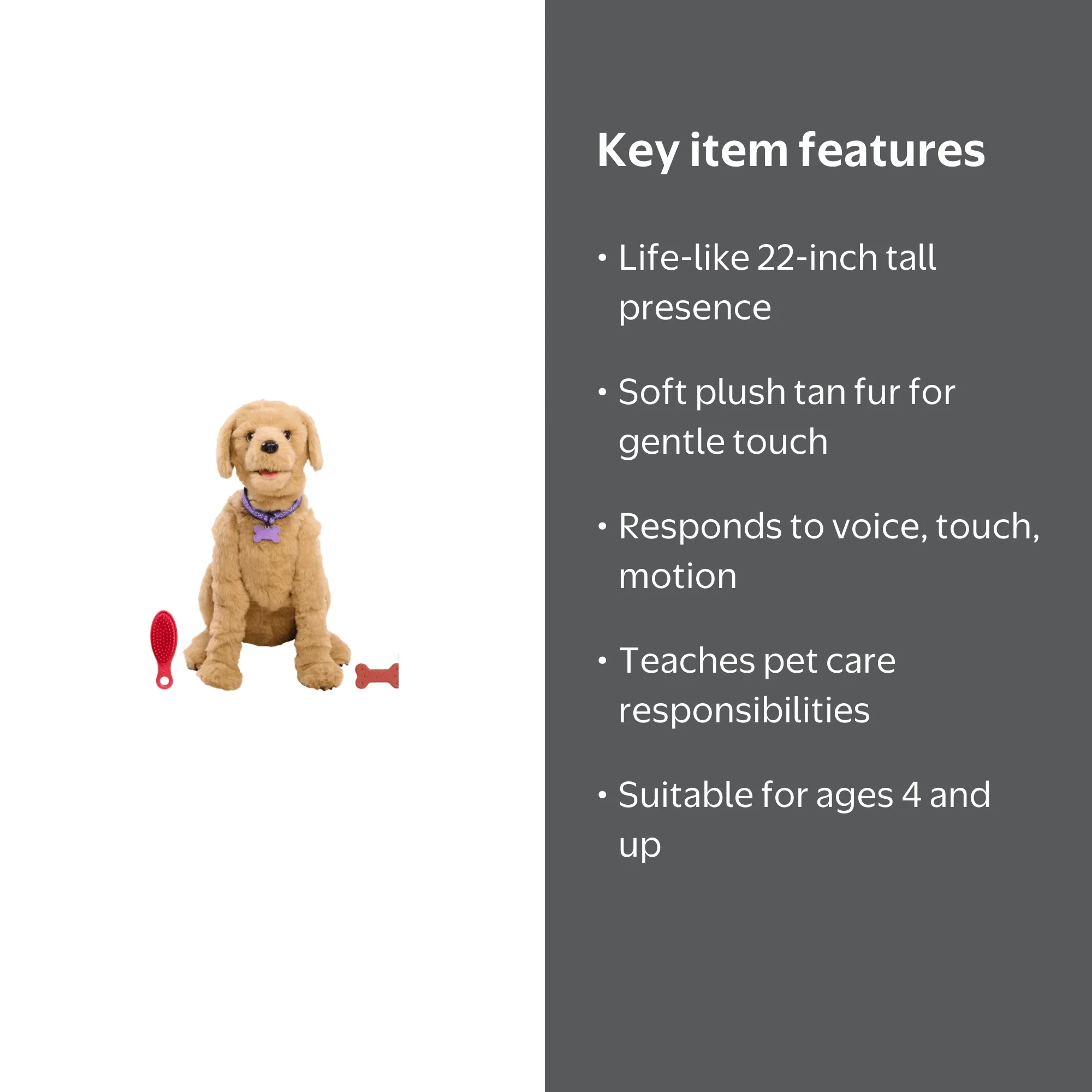 FurReal Biscuit My Lovin' Pup-22 INCH- Responds To Voice Commands