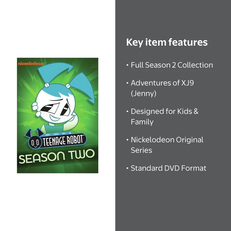 My Life As A Teenage Robot: Season 2 (DVD), Nickelodeon, Kids