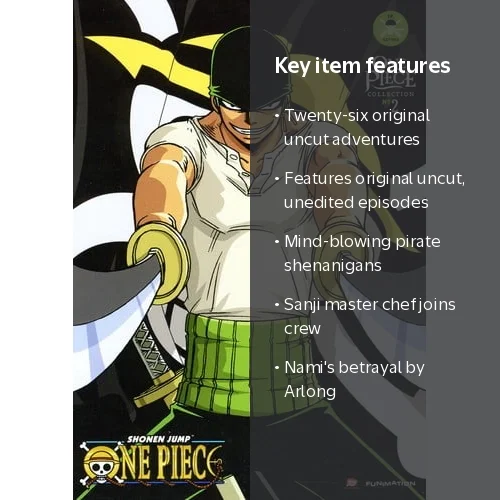 Funimation Prod, One Piece: Collection Two DVD, Anime, 26 Episodes