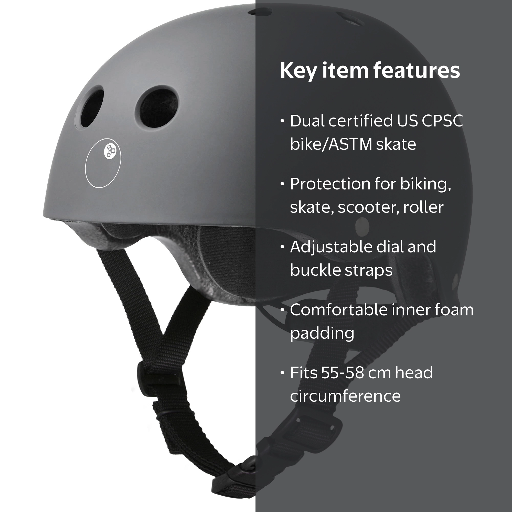 8 ball motorcycle helmet Cooler King - Lucky - Matt Black / Slate Grey Melon helmets were rated good by Swiss consumer magazine Kassensturz on 15 Retro 8 ball design with