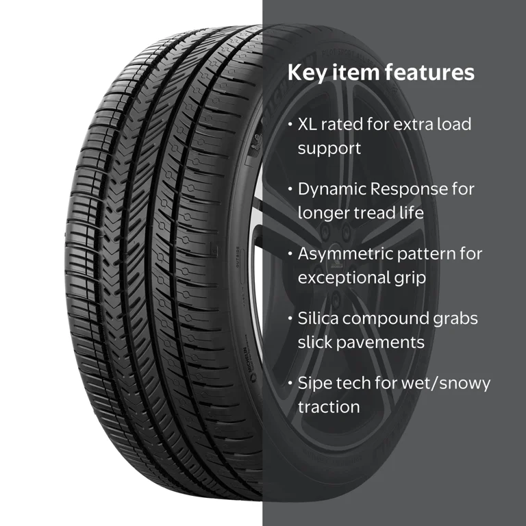 Michelin, Passenger Tire, All Season 235/45ZR18 XL, 98Y - Walmart.com Michelin, Passenger Tire, All Season 235/45ZR18 XL, 98Y - Walmart.com