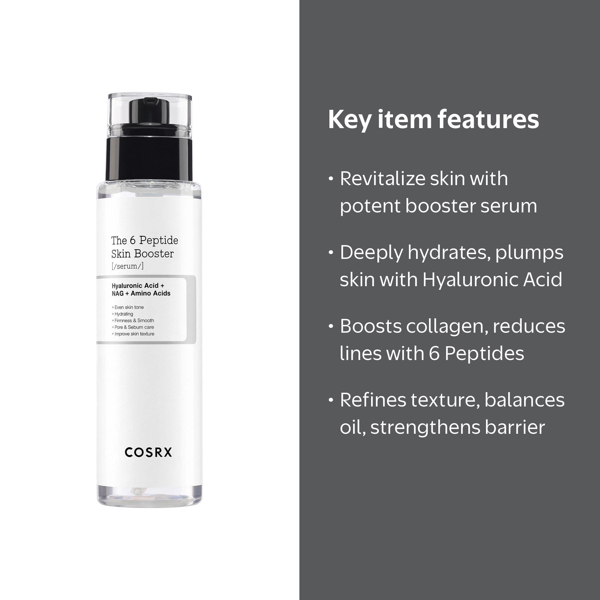 COSRX The 6 Peptide Skin Booster Serum, 5.07 Ounce (Pack of 2