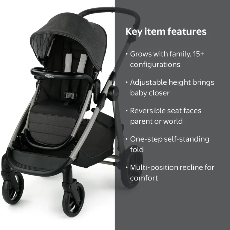 grow stroller graco modes nest single stroller