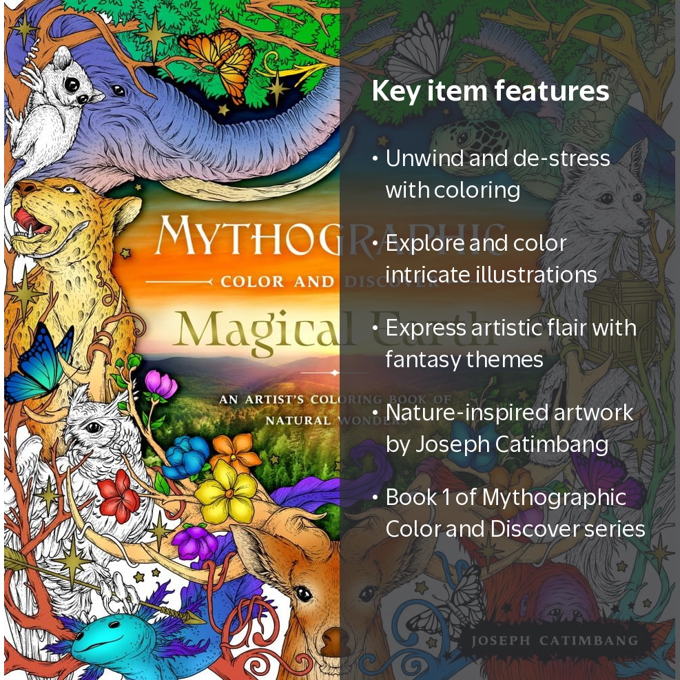 Mythographic Color and Discover: Magical Earth, Book 1, Paperback