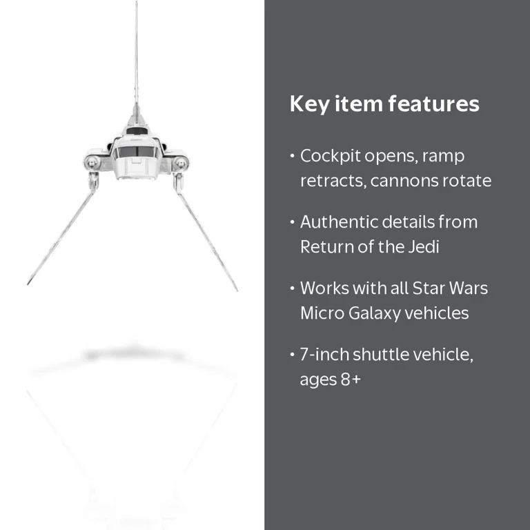 Star Wars, Tydirium Shuttle Vehicle, Multicolor, 7-inch - Walmart.com