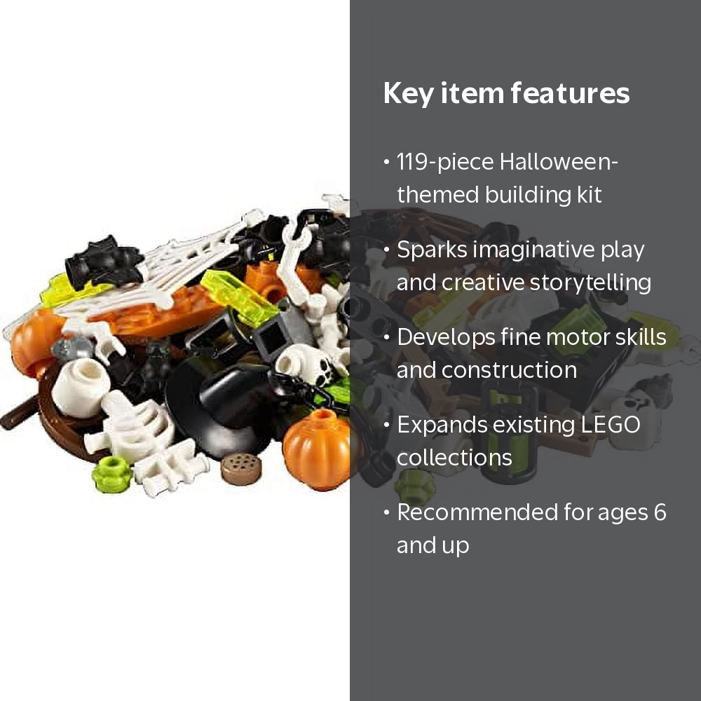 LEGO, Spooky VIP Add On Pack, 119 Pieces, Seasonal Halloween Theme