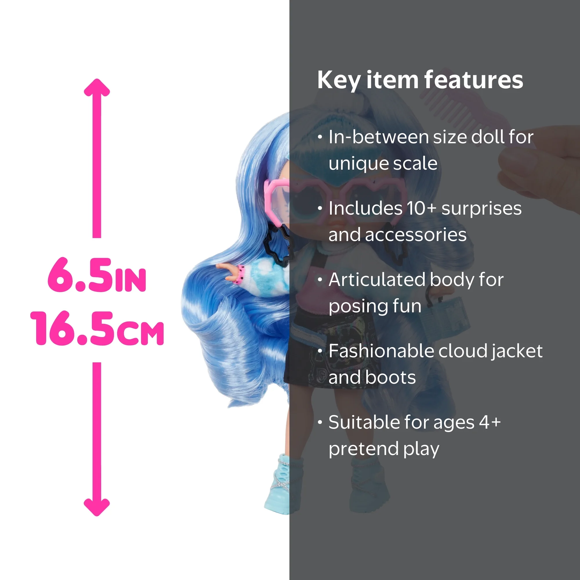 L.O.L. Surprise Tweens Doll Ellie Fly with 10+ Surprises, Ideal