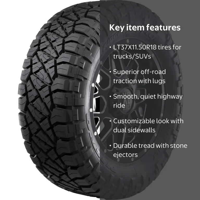 Nitto Ridge Grappler All Terrain LT37X11.50R18 127Q D Light Truck