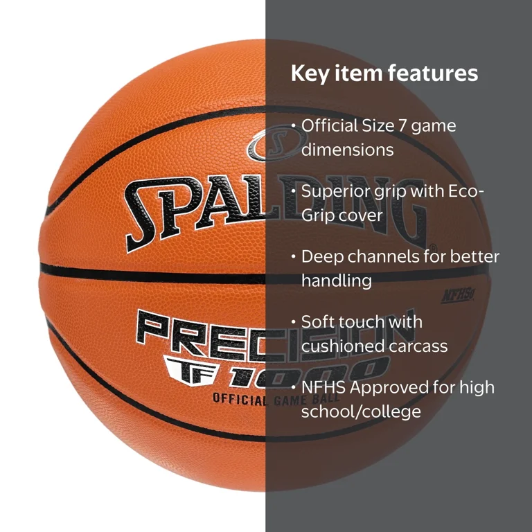 Spalding Precision TF-1000 Indoor Game Basketball 29.5 In