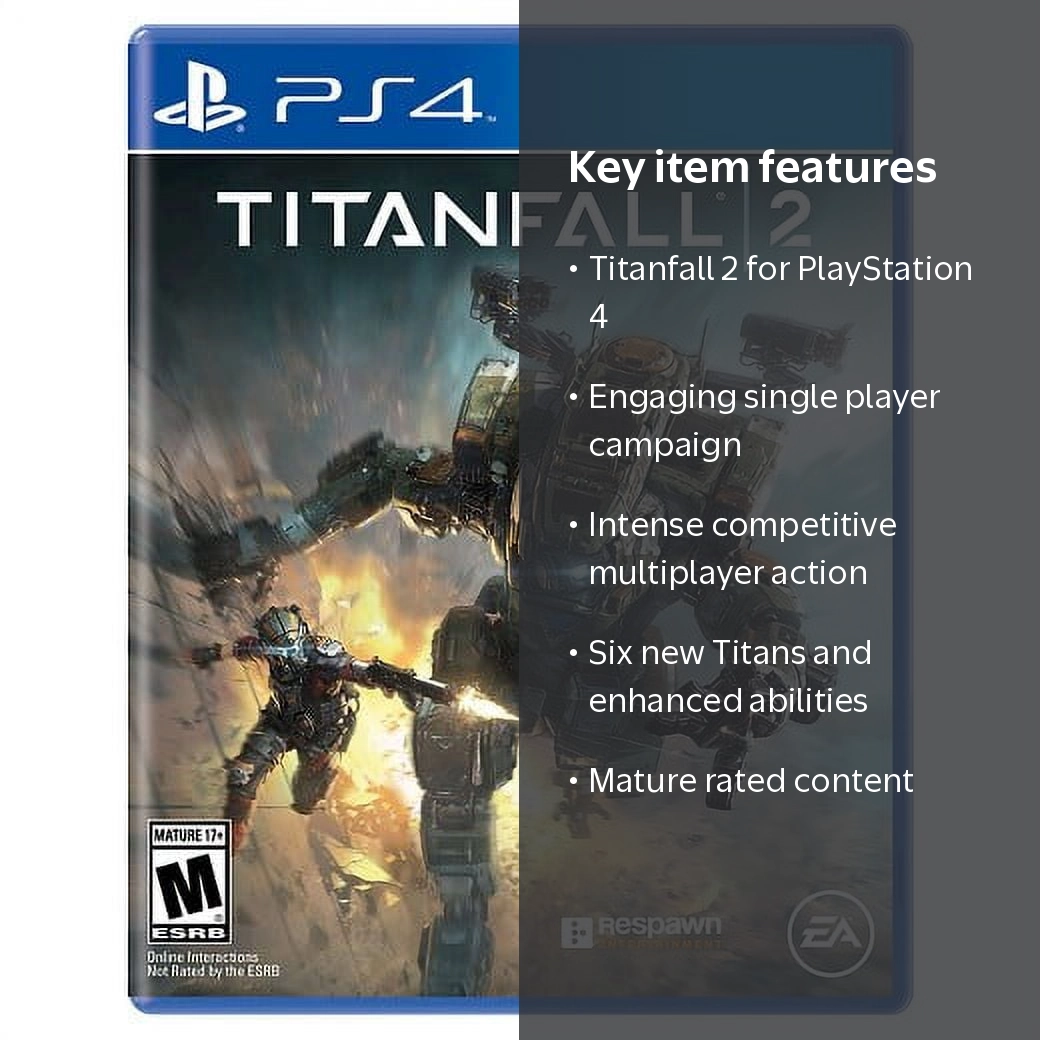 Electronic Arts Titanfall 2 PS4 Video Game, Physical Version