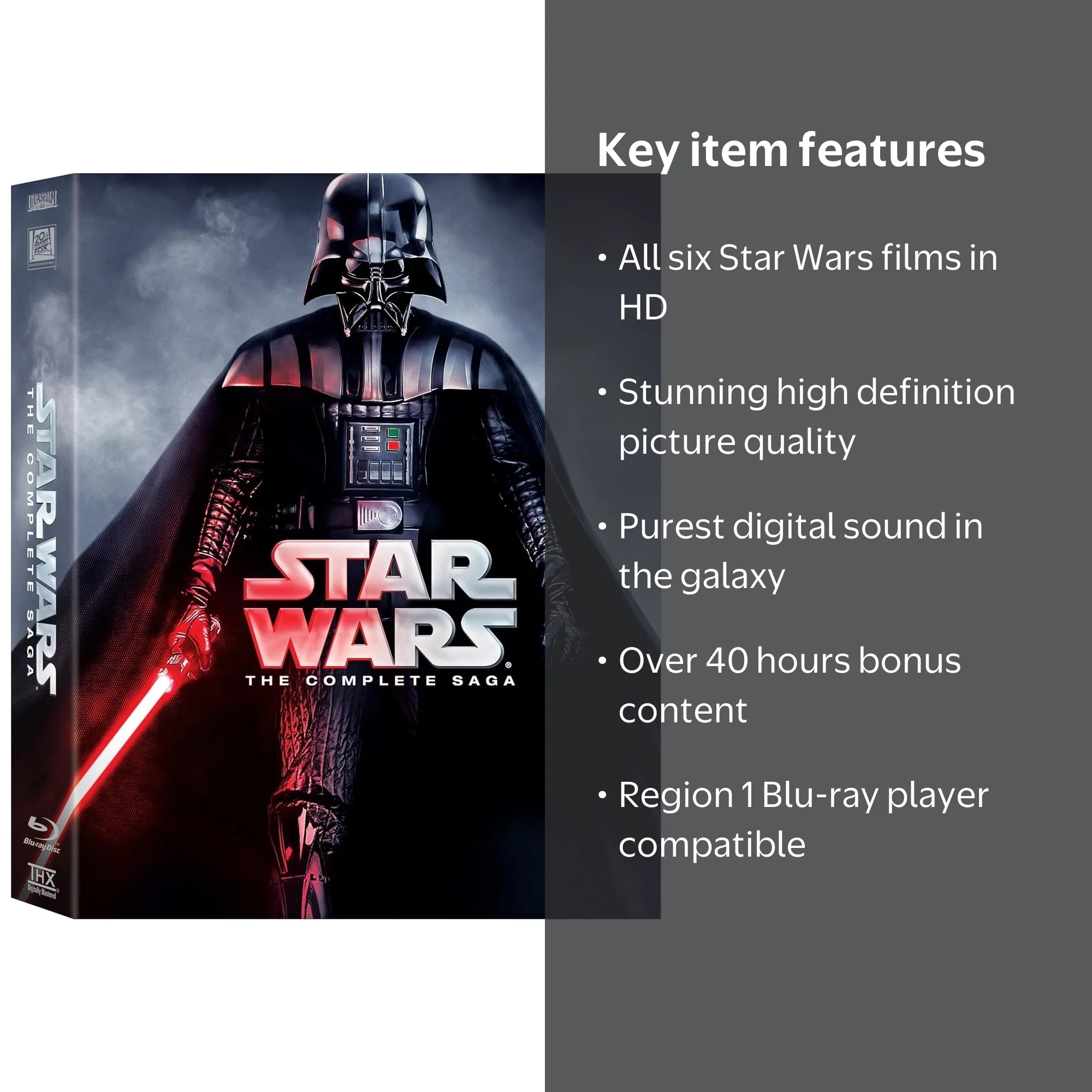 Star Wars The Complete Saga (Blu-Ray) - Walmart.com