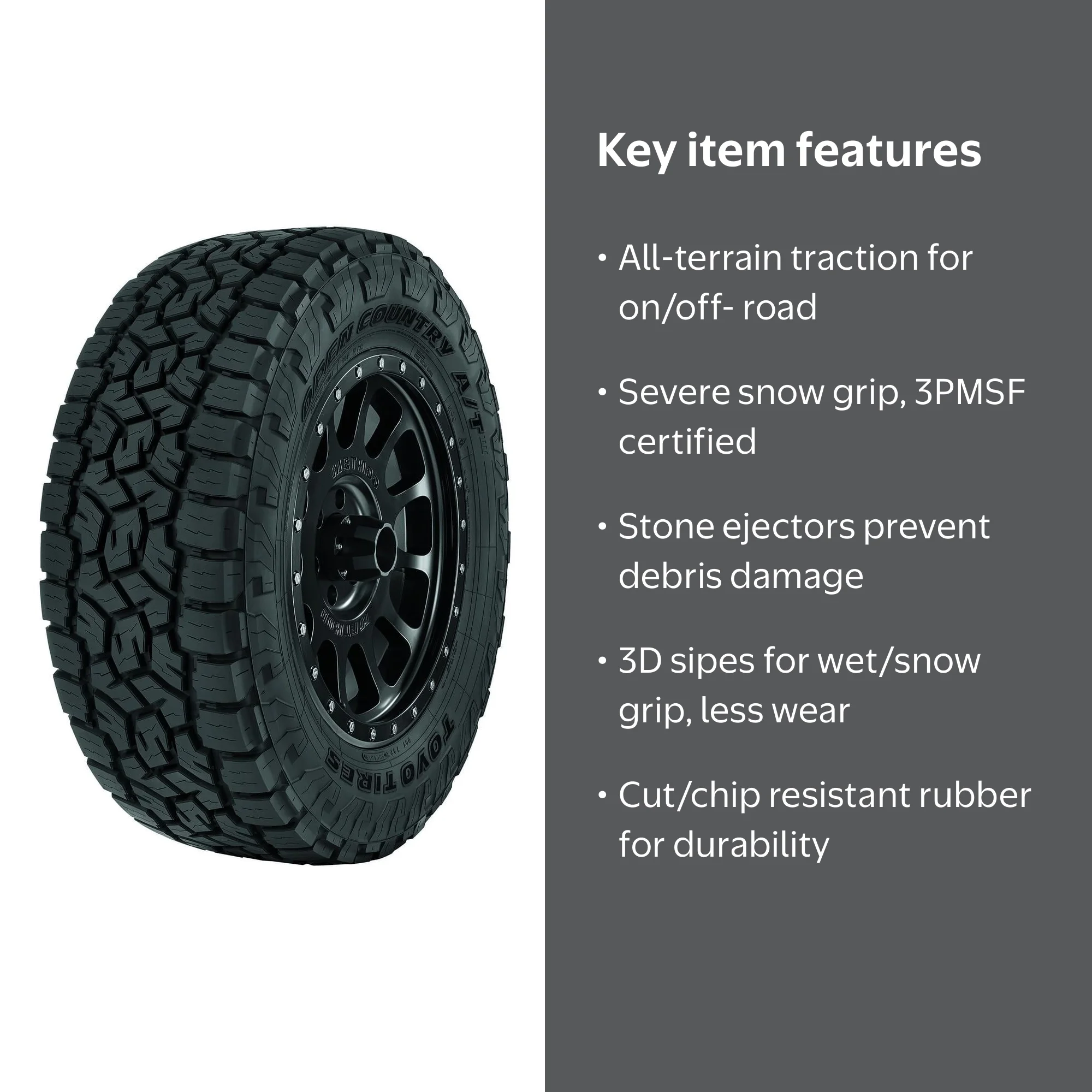 Toyo Open Country A/T III LT235/85R16 120R Light Truck Tire, All