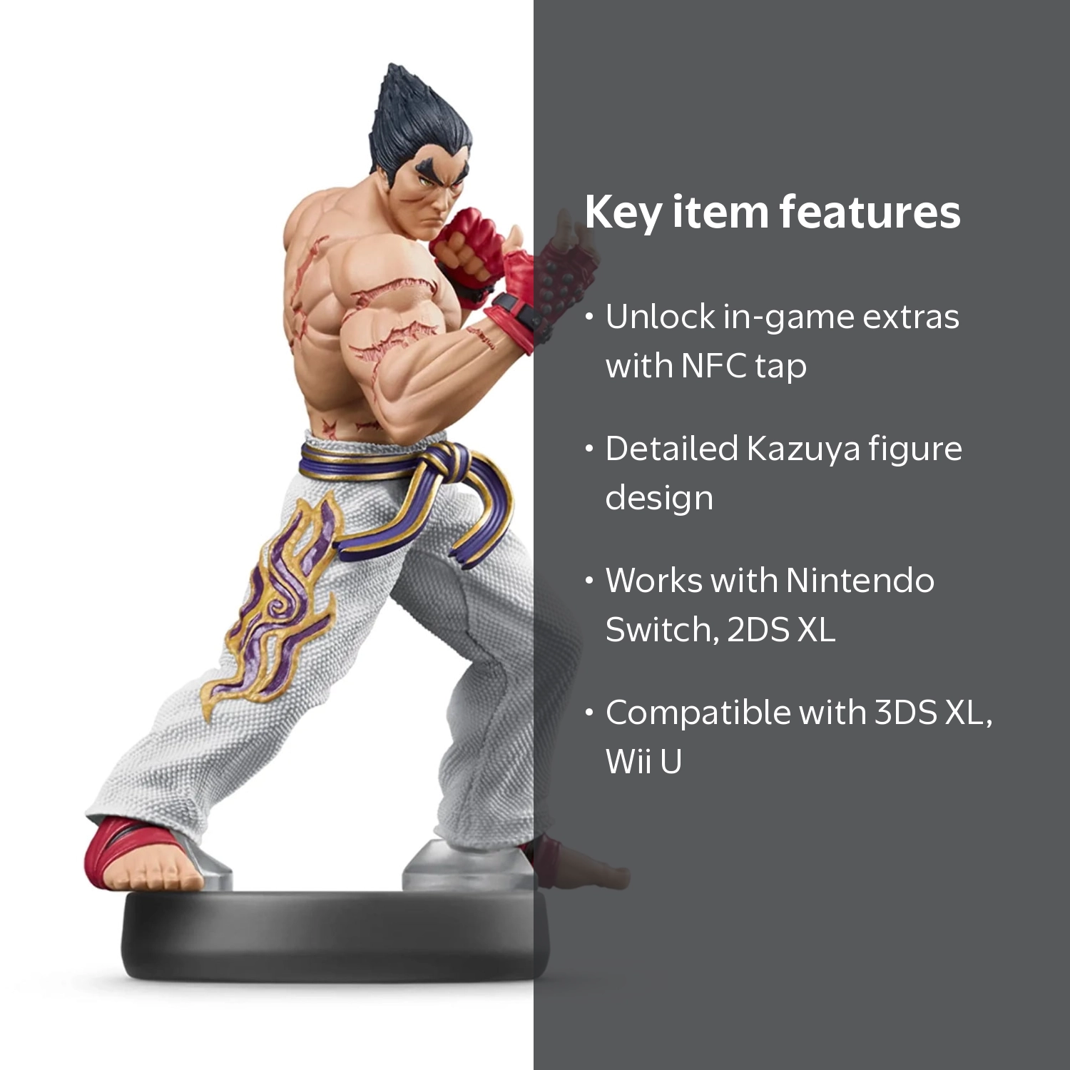 Nintendo Kazuya Smash Amiibo Accessory for In-Game Extras