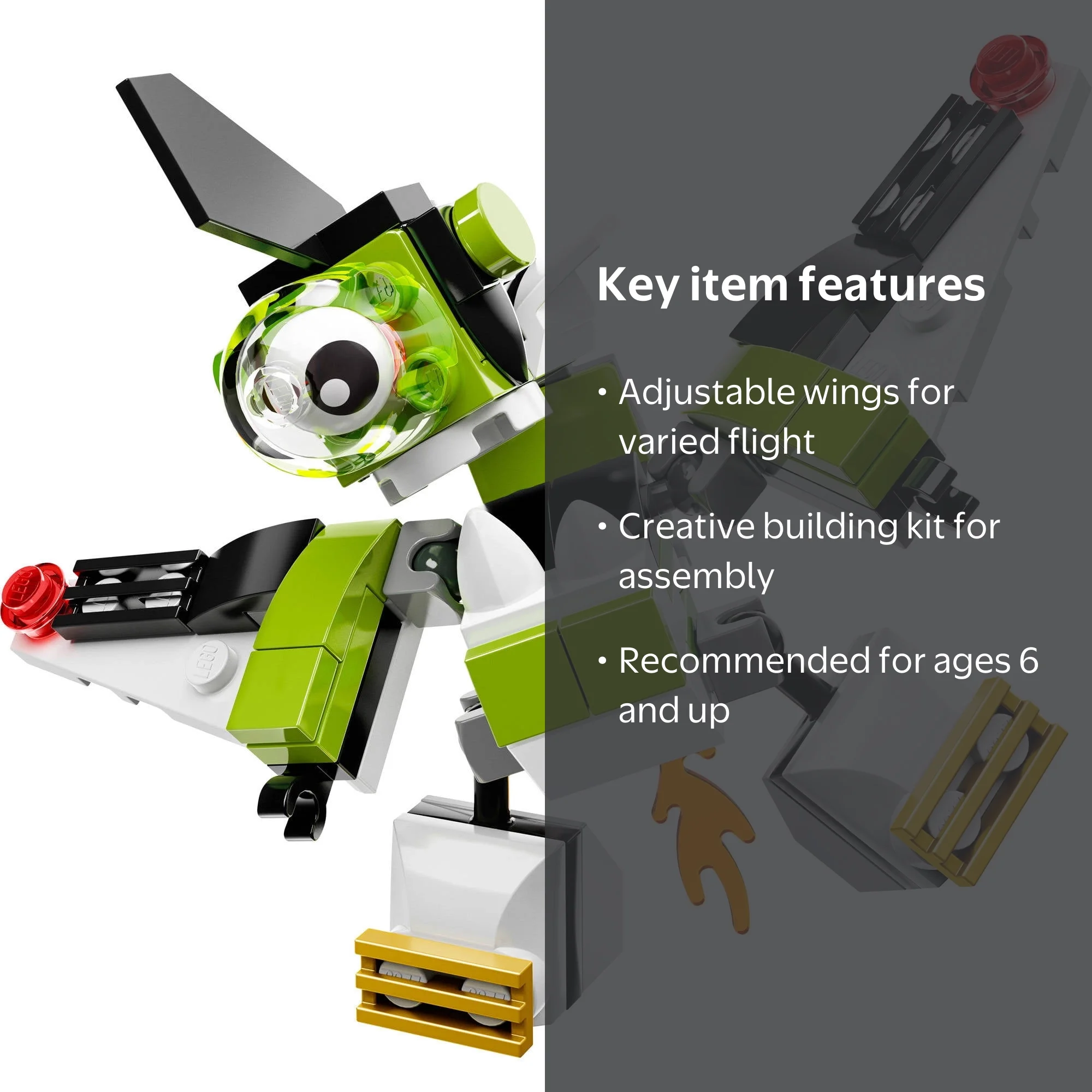 LEGO Mixels Series 4 Niksput Set #41528 [Bagged] - Walmart.com
