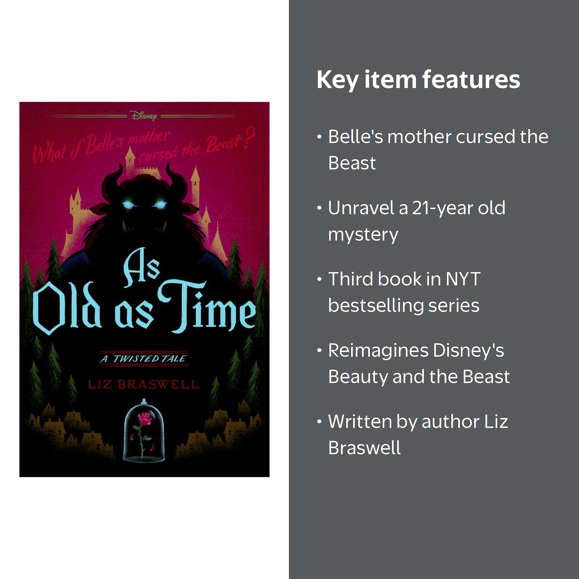 Liz Braswell, Paperback, As Old as Time: A Twisted Tale - Walmart.com